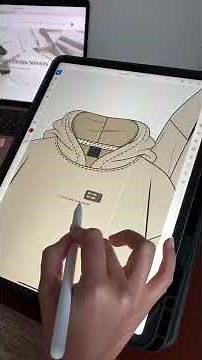 How to Design Hoodie Using Adobe Illustrator #iPad #adobeillutrator #hoodiedesign #shorts