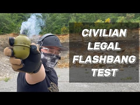 IWA vs TAGinn - Most comprehensive civilian legal Flashbang Grenade Test