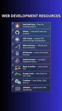 🔥 Top 10 FREE Web Development Resources You Must Know