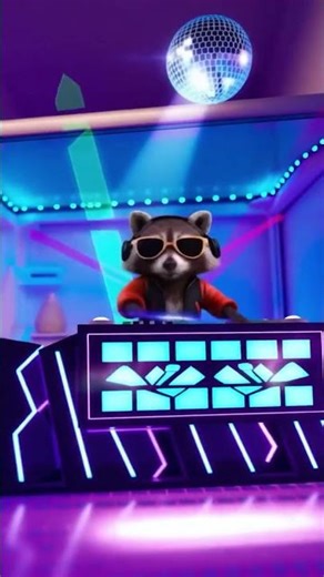 DJ Raccoon Drops the Hottest Beat in the Fridge 🦝🎧🥛