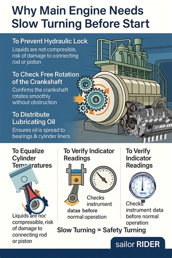 68K views · 265 reactions |  WHY MAIN ENGINE NEEDS SLOW TURNING...