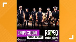 'El Primer Te Amo'| Grupo Siggno to headline Rodeo Corpus Christi