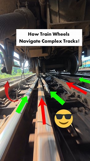 13K views · 84 reactions | Mastering the Rail, How Train Wheels Navigate Complex Tracks! #complex #Train #Railway #Trainwheel #viralreelschallenge #navigate #Railtrack #railroad | Journey By Train | Facebook