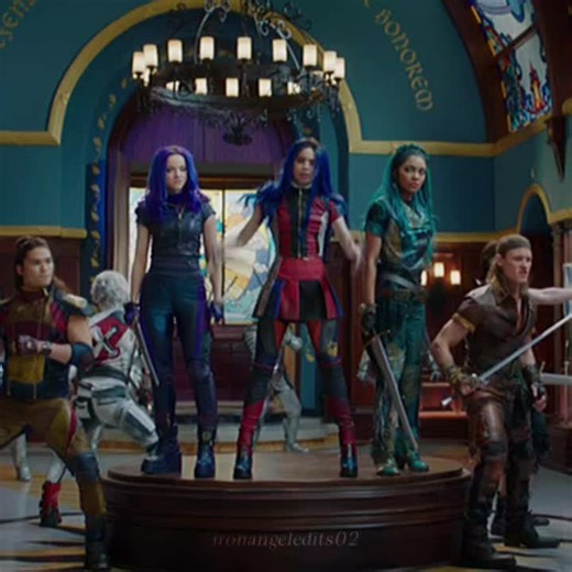 night falls || editing all descendants songs #nightfalls #descendants3 #fyp #viral #capcut
