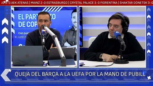 ❓ ¿Qué recorrido puede tener esta queja formal del Barça a la UEFA? 🗣️ "Esto que ha hecho el Barça lo harán Federaciones en el Mundial quejándose a la FIFA"❌ "El árbitro de ayer no volverá a pitar, pero por el error de no expulsar en directo a Cubarsí"📻 #PartidazoCOPE