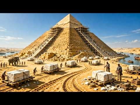 How Was the Great Pyramid Built: 2.3 Million Blocks Without Machines