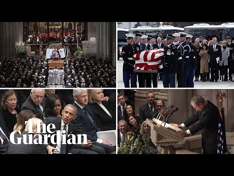 The key moments from George HW Bush's funeral