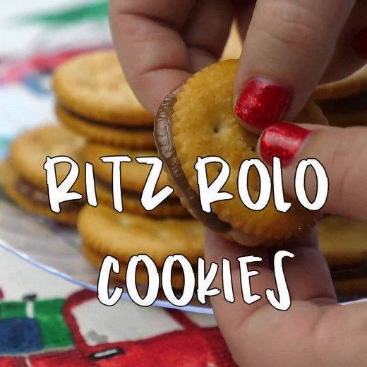 RITZ ROLO COOKIES...literally the easiest dessert you can make and they're SO good!! Recipe--> https://www.craftymorning.com/ritz-rolo-cookies . | Crafty Morning