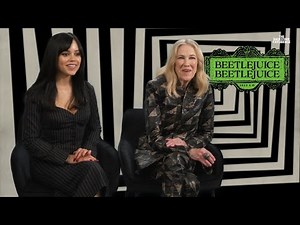 BEETLEJUICE Interview: Jenna Ortega & Catherine O'Hara Take Us Behind the Scenes