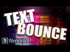 Text Bounce - Filmora Effect Tutorial