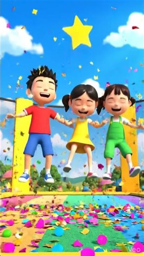 Giant Trampoline Jump Challenge 🤸