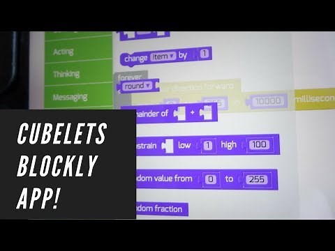 Cubelets Blockly Coding