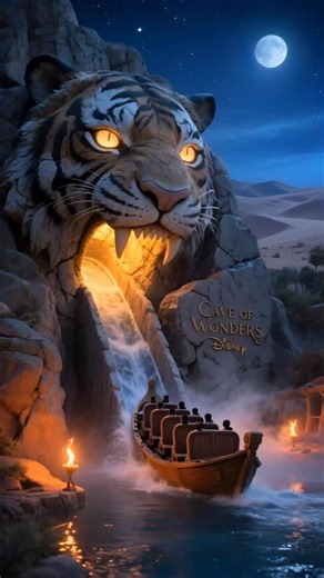 ⭐️ Disney AI Imagineer on Instagram: "🕌✨ Here are the different exterior building concepts for the new Aladdin attraction! Golden Agrabah architecture, mosaic tiles, giant palace doors, desert stone, glowing night colors… and you still haven’t seen what’s waiting inside 😏🔥 Are you excited to step into the attraction? Comment below: 🕌 = I’m entering the moment it opens 👀 = Show us the inside already 🎢 = I want the coaster + the water dark ride Inter