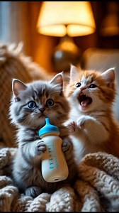 Cute Little Kittens daily adventure! #Cat #Kitty #Burp #AngryKitten #CryingKitten #Babies #Funny #Hilarious #Joke #CatLovers #fypシ #viralvideochallenge #viralreelschallenge #ขึ้นหน้าฟีด #ขึ้นฟีดreels | ดำปากเป็ด ละครชาแนลซีรี่ส์