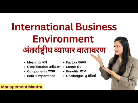 International Business Environment - Meaning, Features, Importance, Components, Roles, Challenges