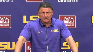 63K views · 355 reactions | The first time Coach O met Breiden Fehoko's dad, he was curling 120 pound dumbells. Orgeron says The Fehokos have brought a strong sense of family that's important to the #LSU program. | Jacques Doucet WAFB | Facebook