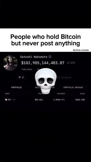 People Who Hold Bitcoin but Never Post Anything 💰 | Satoshi Nakamoto Portfolio Revealed.