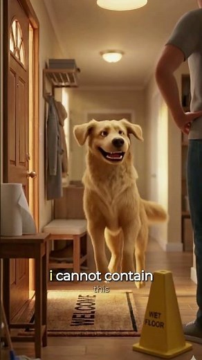 if your dog does this when you walk in, it means this