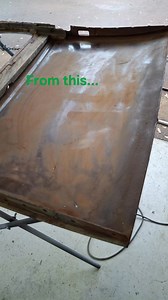 810K views · 9.6K reactions | Let's talk surface rust removal.. There are many methods, all with pros and cons. Recently found this idea (search Beyond Ballistics on YouTube for detailed info). Very impressed both with how easy it works, and how it stays on vertical surfaces. The cost doesn't hurt either. What are your go to methods for getting back to clean steel? #restoration #rustremoval #metalprep #classiccar | The Garage Metalshaping Studio | Facebook