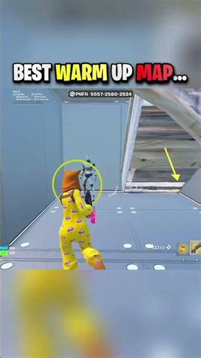I found the BEST WARM UP for your routine 😱 #fortnite #shorts