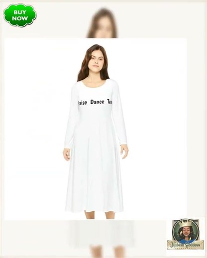 Elegant White Ballroom Dance Dress