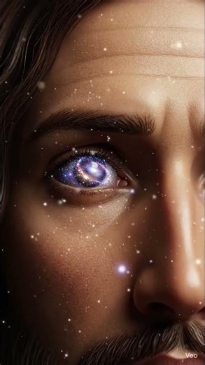 The Universe Inside Jesus’ Eyes 😳✨