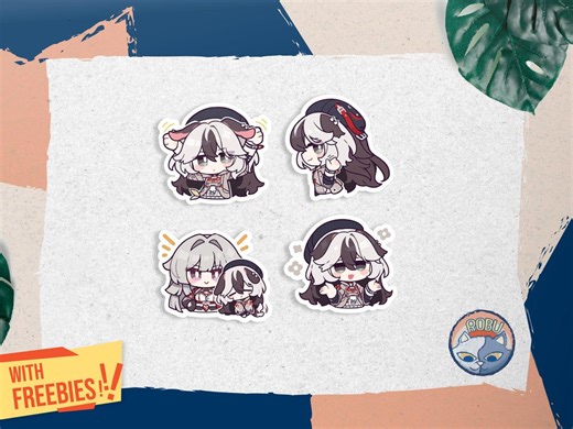 Coralie 6626 Planck Stickers : Valkyrie Blastmetal Battlesuit | Honkai Impact 3 - Vinyl Glossy Waterproof Stickers | Laptop Stickers - Etsy