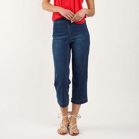 DG2 by Diane Gilman New Classic Stretch Denim Straight Leg Crop Jean | HSN