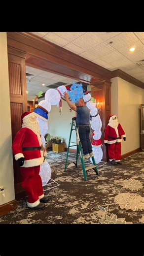 A little behind-the-scenes magic of Christmas decorating here at Swan Lake Resort! ✨ Over the next week, our staff will be transforming the property into a beautiful Christmas Wonderland. Place your guesses—how many Christmas trees do you think we’ll have up when it’s all done? 🎄🎄🎄 | Swan Lake Resort