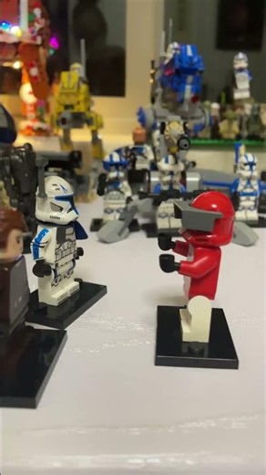 Commander Fox trying to explain himself RIP Fives #tcw #legostarwars