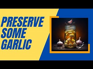 Easy Garlic Preservation Method!