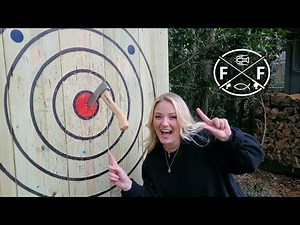 DIY Backyard Axe Target
