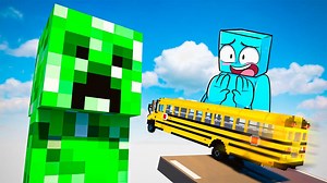 15K views · 872 reactions | Coches vs Creeper GIGANTE en Minecraft! | Awita | Facebook