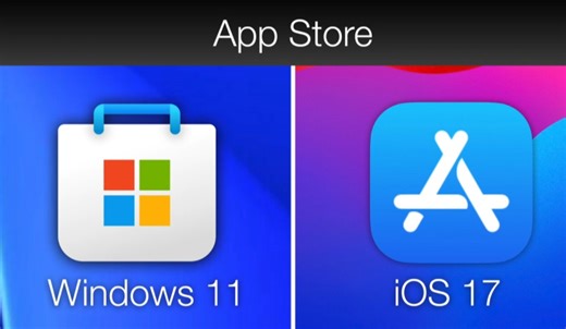 Windows11 VS iOS17图标对比哪个更好看？