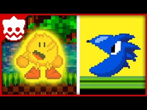 Pacman with Sonic POWER (Spritars Animations)