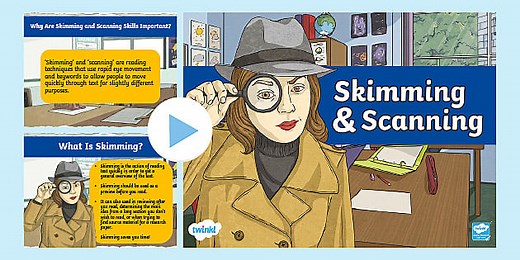 Skimming and Scanning PowerPoint