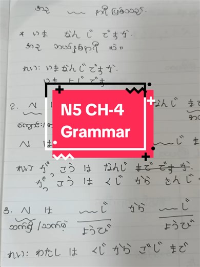 Understanding N5 CH-4 Grammar Concepts