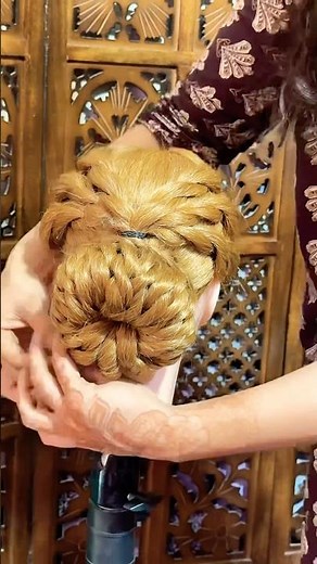 Easy & Classy Braided Bun Hairstyle | Step by Step for Beginners✨#hairstyletutorial