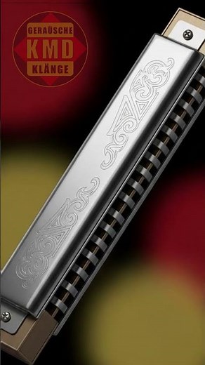 Geräusch der MUNDHARMONIKA 🎵 Echte Instrumentengeräusche