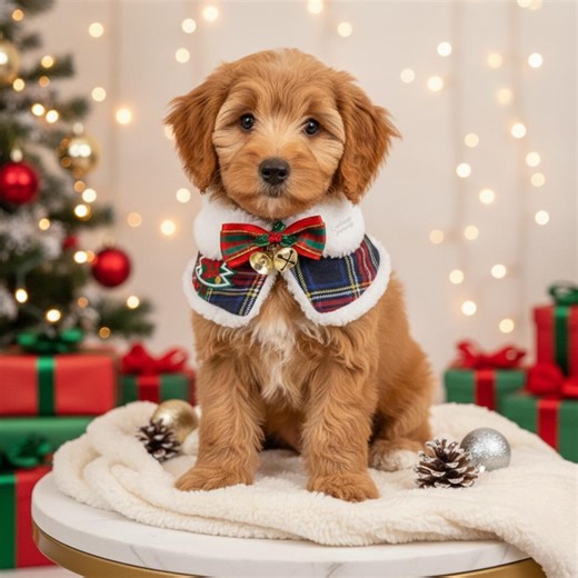 Plaid Dog Scarf With Faux Fur Collar, Christmas Pet Cape, Winter Cat Outfit, Cozy Holiday Dog Bandana for Christmas, Cute Gift for Pet Lover - Etsy Canada