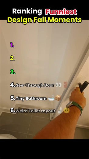 Ranking Funniest Design Fail Moments #DesignFail #BadDesign #BathroomFail #EpicFail #shorts