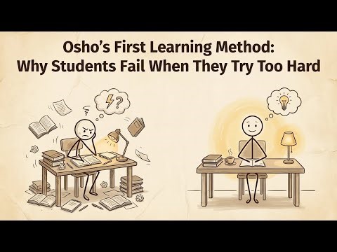 Why You Study Hard But Still Fail (It’s Not Your Fault) - Osho’s First Learning Method