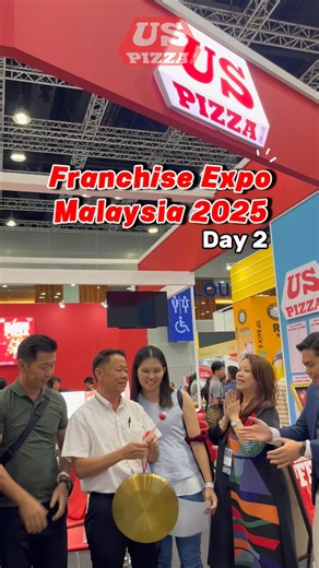 1.1K views · 63 reactions | Day 2 at Franchise Expo Malaysia 2025 ✅ Another amazing day filled with inspiring business talks, franchise opportunities, and lots of free pizza!  We’re so excited to welcome more aspiring entrepreneurs to the US Pizza family ✨ Together, let’s grow the Ultra Sedap journey! One more day to go — see you tomorrow!  #FranchiseExpoMalaysia #USPizza #UltraSedap #FranchiseBusiness #PizzaFamily | US Pizza Malaysia | Facebook