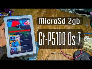 Samsung Galaxy tab 2 GT-P5100 upgrade android 7 Nougat #Gt-P5100