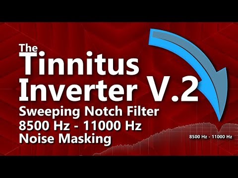 Tinnitus Inverter V2 Sweeping Notch Filter Noise Masking 8500 Hz to 11000 Hz