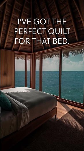 Bedroom Quilt Portrait