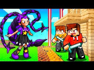 SECRET BASE vs LILY from POPPY PLAYTIME in Minecraft!