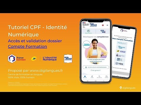 Tutoriel Identité Numérique: Comment créer son Identité Numérique pour confirmer un dossier CPF.
