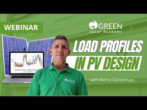 Importance of load profiles in engineering efficient PV systems