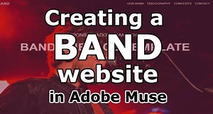 New #MuseTutorial released!! Create a Band website and let´s enjoy the music  #MuseTips to edit templates. | Responsive Muse | Facebook